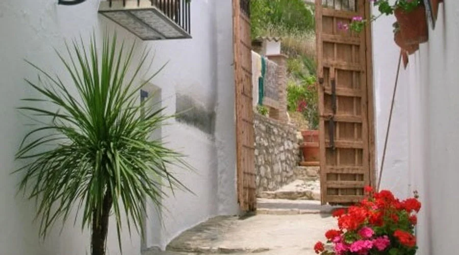 Aankomst bij vakantiehuis El Molino del Conde in Andalusië